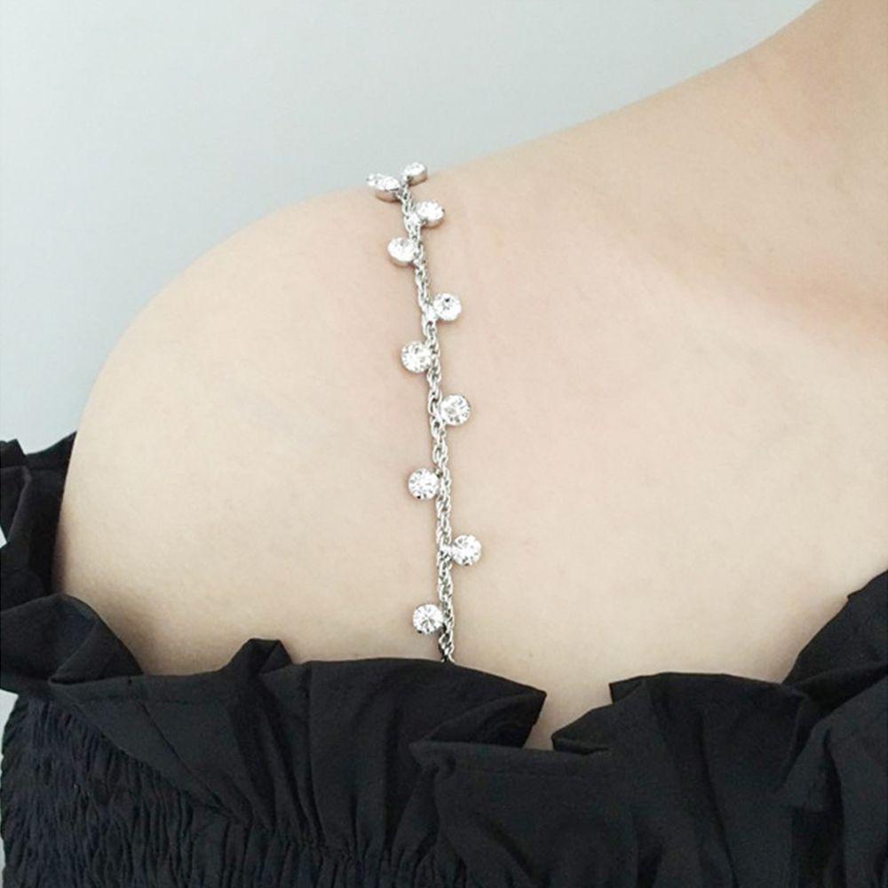 Dây Áo Ngực Đính Đá Zircon Có Thể Điều Chỉnh Dây Đeo Vai