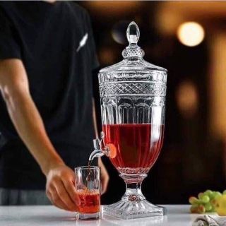 Bình rượu thủy tinh có vòi