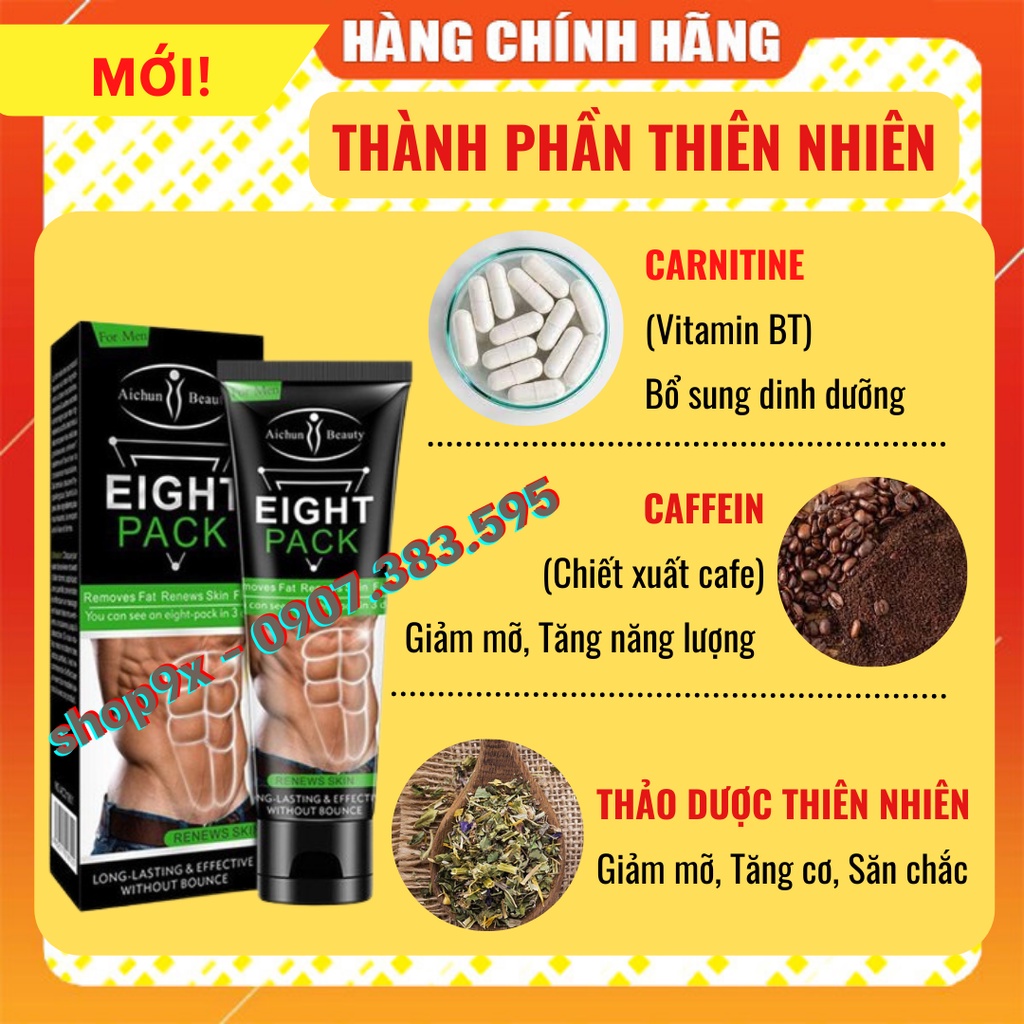 Kem Massage Tăng Cơ Giảm Mỡ Eight Pack Massage Aichun Beauty 80gr