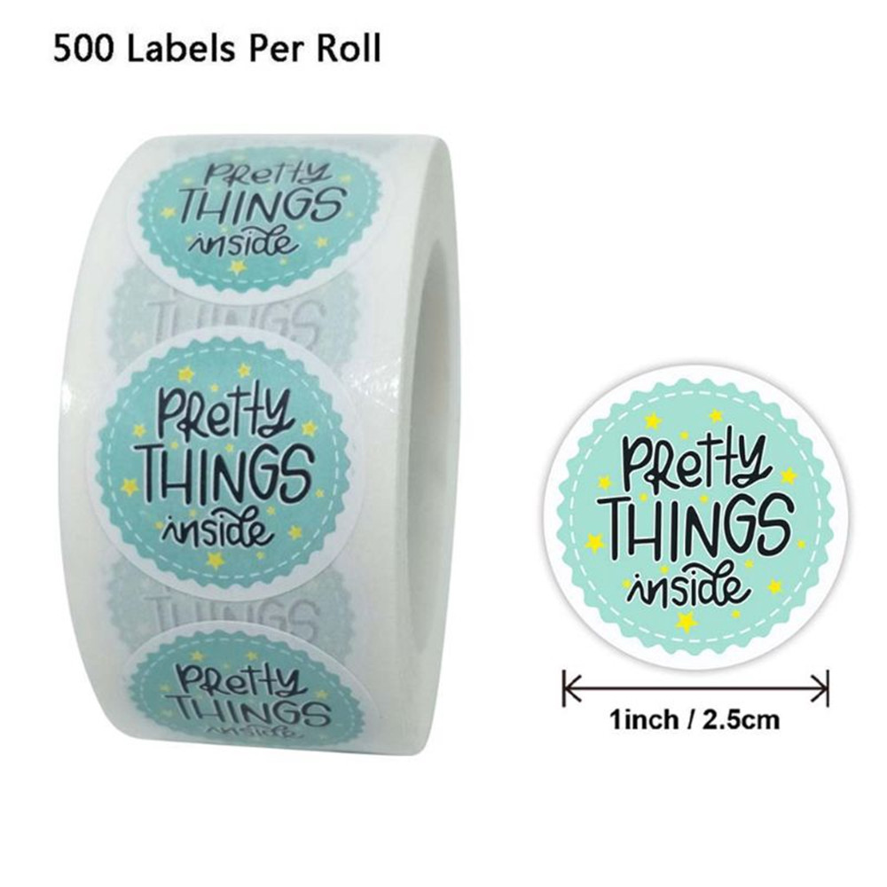 1 Inch Roll Wedding Party Sticker Sticker Heart-Shaped Sticker Handmade Craft