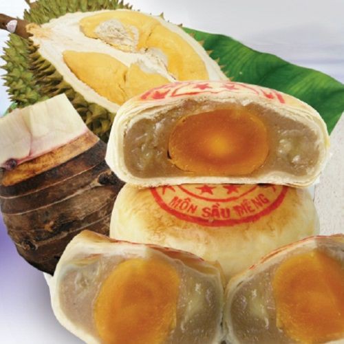 Bánh pía khoai môn sầu riêng 3 sao Tân Huê Viên 440g