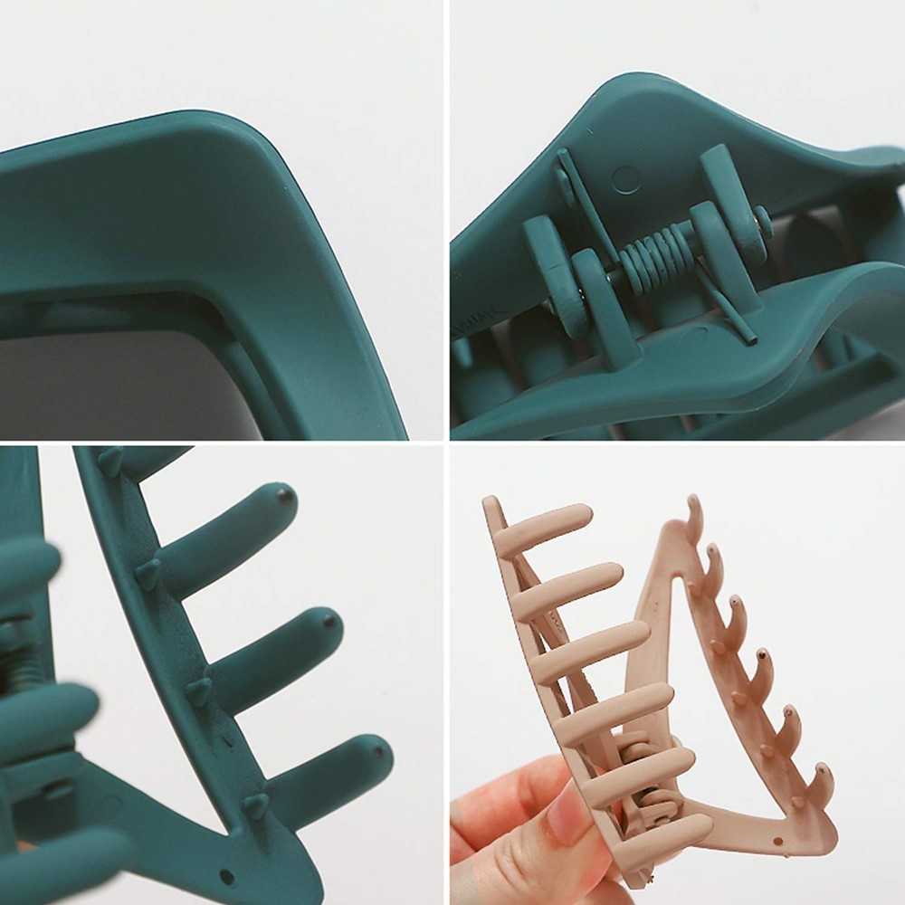 Kẹp Tóc Càng Cua Cỡ Lớn 6 Màu Thiết Kế Thời Trang Cho Nữ