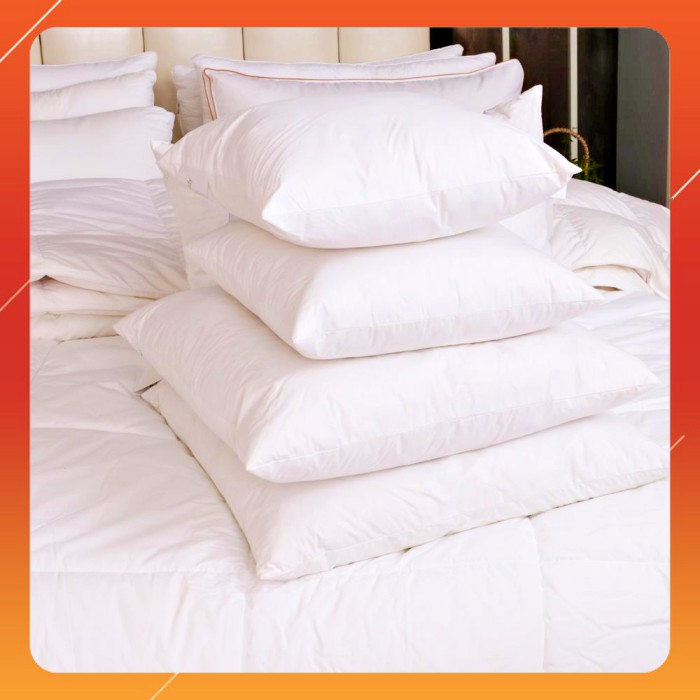 Ruột Gối Nằm Ép Hơi Cao Cấp VUA GỐI Standard Pillow Êm Ái, Kháng Khuẩn - Full Size