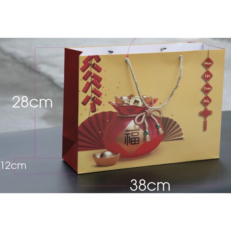 Set 10 túi đựng quà Tết size 38 42
