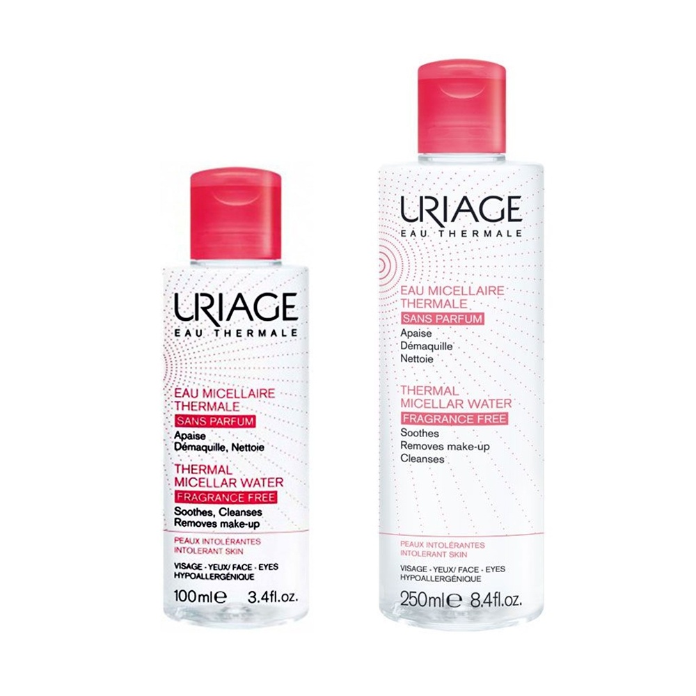 URIAGE EAU MICELLAIRE THERMALE PI F Nước tẩy trang dành cho da dễ bị kích ứng 100ml
