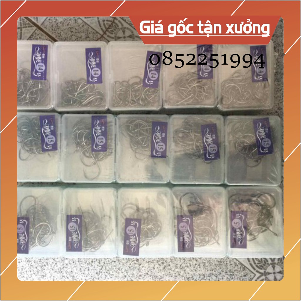 [1 hộp] lưỡi câu cá cực nhạy (Giá tốt nhất )