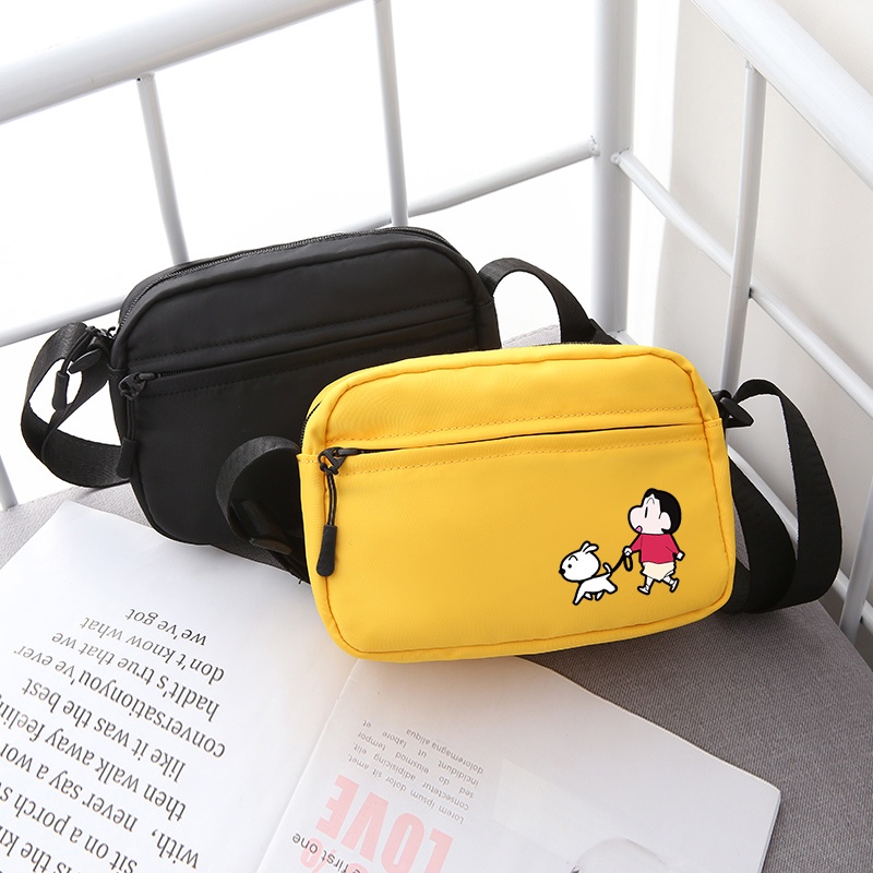 Túi Đeo Vai Đựng Điện Thoại In Hình Cậu Bé Bút Chì Shin-Chan Nhật Hàn Dễ Thương Dễ Phối Đồ Cho Học Sinh Nam Và Nữ