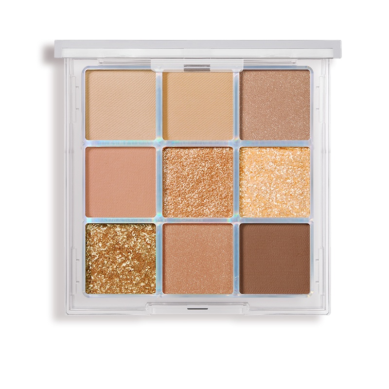 Bảng phấn mắt 9 màu KLAVUU Eye Palette 7.8g Không Thấm Nước Siêu đẹp Bansitot