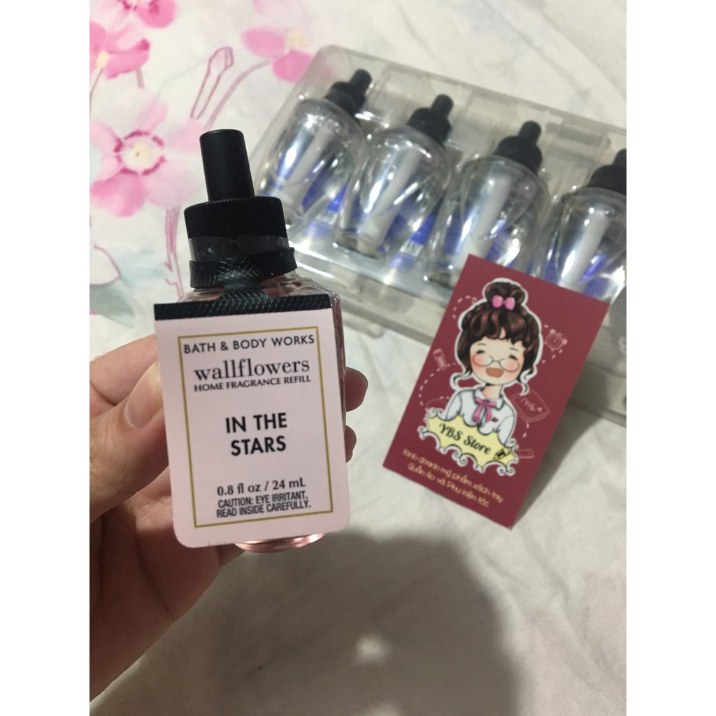 {Bill Mỹ} {1 Chai} In The Stars Tinh dầu Bath &amp; Body Works Wallflower Home Fragrance Refills 24ml và nhiều mùi khác