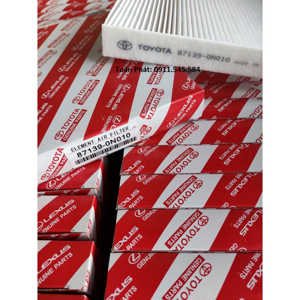 Lọc Gió Điều Hòa Toyota Vios, Altis, Camry, Yaris, Innova, Fortuner, Hilux