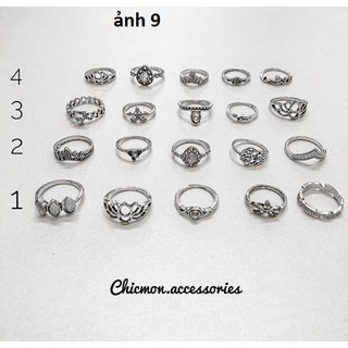 Các set nhẫn mỹ ký giá rẻ (p2)