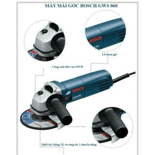 Máy cắt - máy mài cầm tay bosch gws6-100
