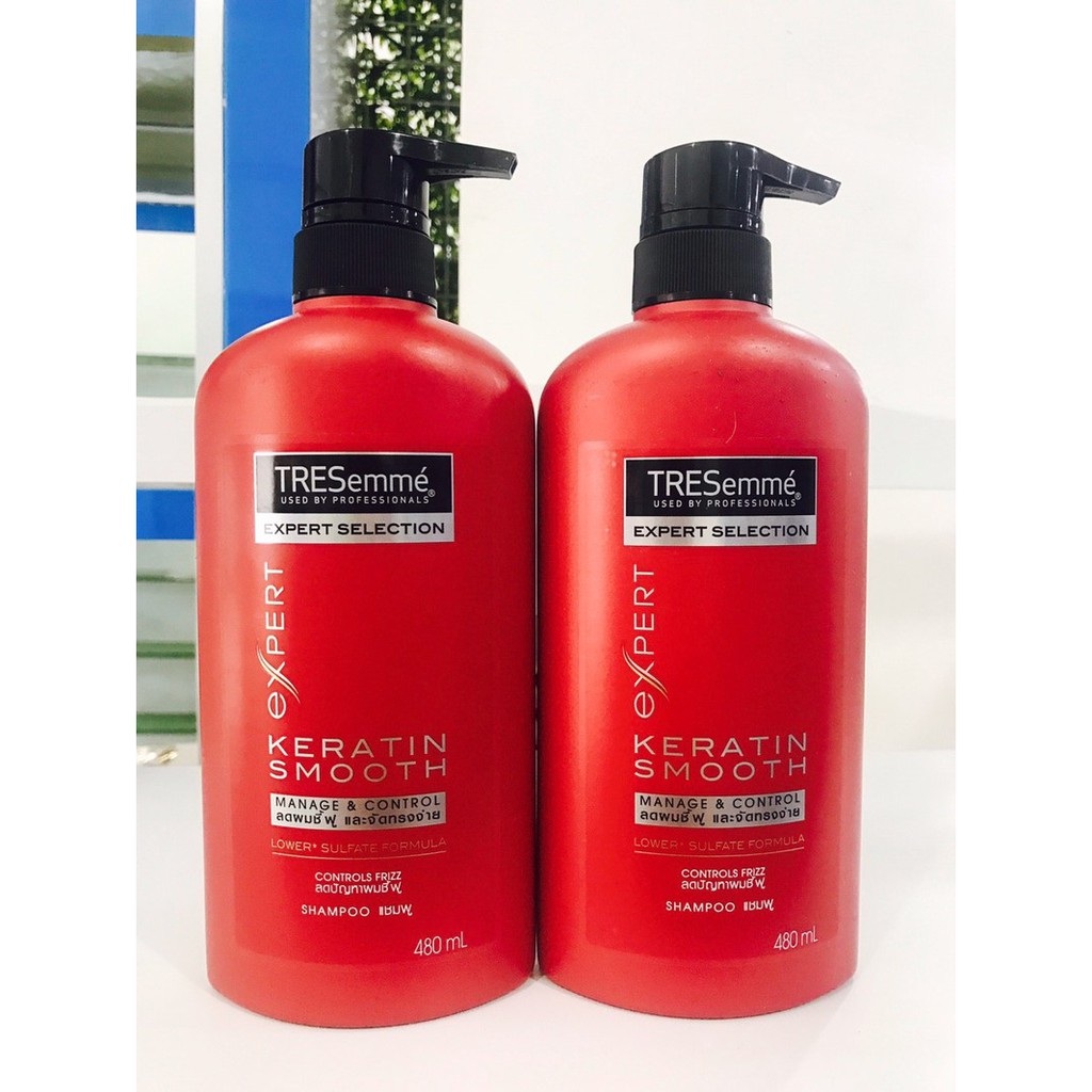 Dầu gội TRESemmé Keratin Smooth 480ml - BX1066