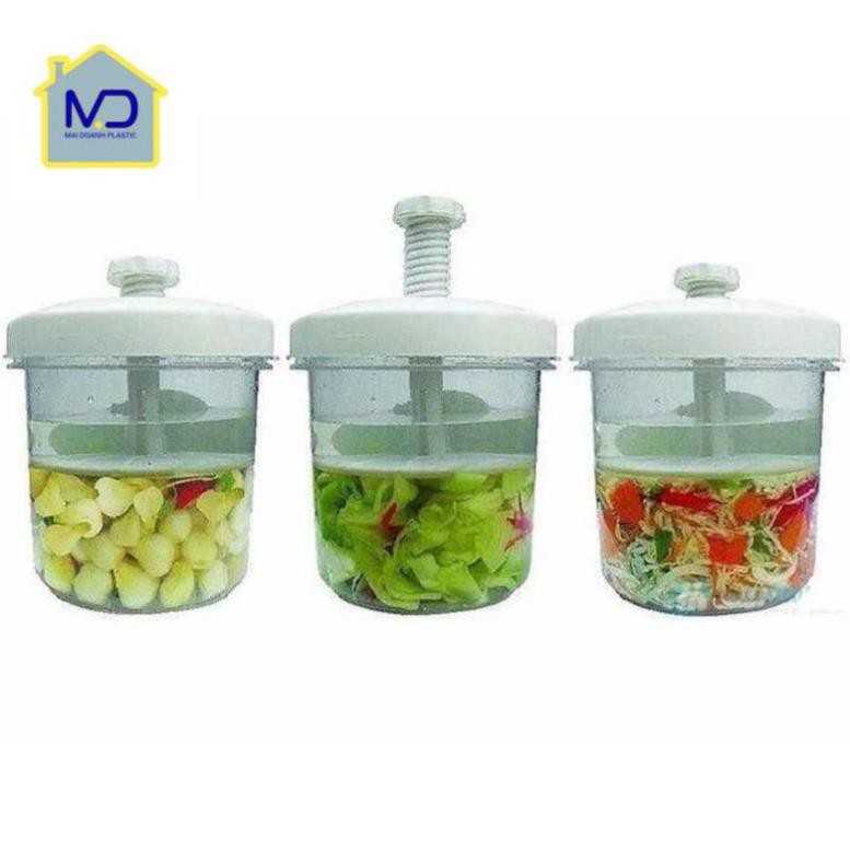 Hộp muối dưa cà thông minh Việt Nhật 5L 6710n- đồ dùng nhà bếp ủ kimchi cao cấp6710