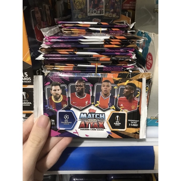 [ Pack lẻ ] Match Attax champions league mùa 20/21 ( 5 thẻ )