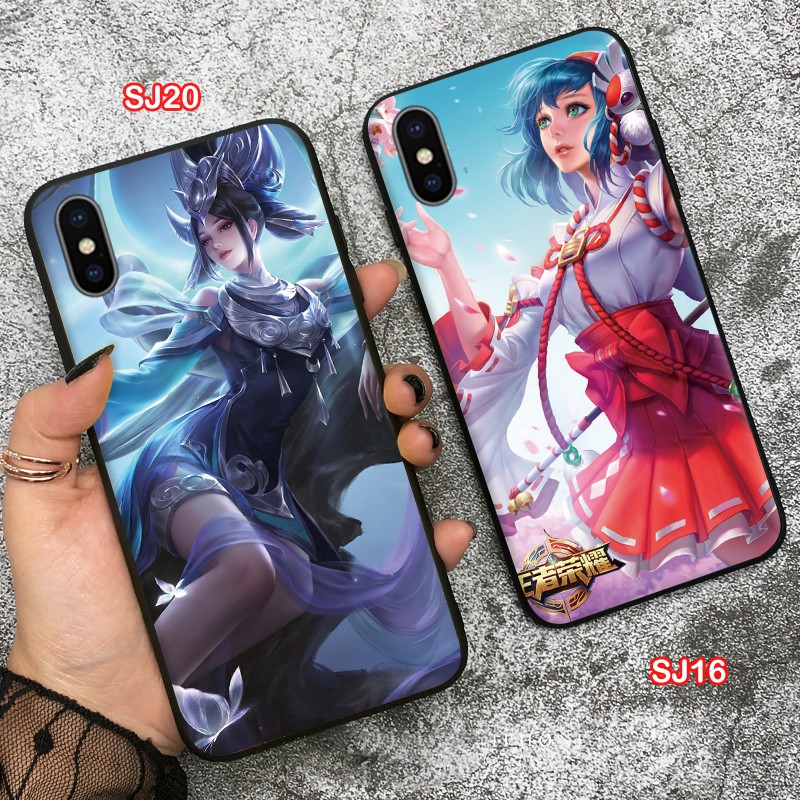 Ốp điện thoại silicon in hình King of Glory cho iPhone 7 8 Plus X XS XR 11 PRO MAX SE 2020 XS MAX