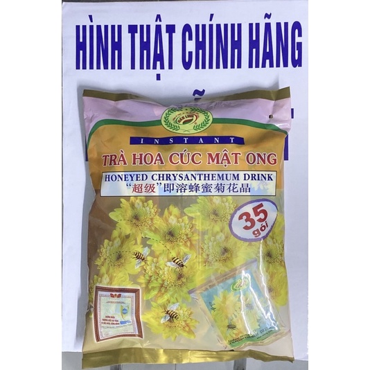 trà hoa cúc mật ong hán linh bịch 35 gói x18g