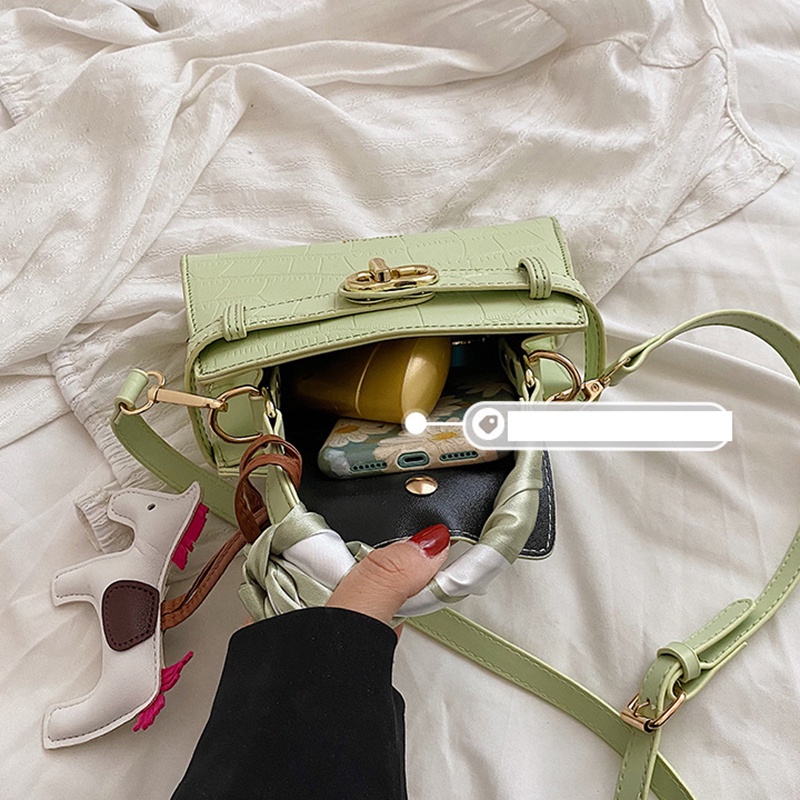 Túi đeo chéo IELGY họa tiết da cá sấu thời trang chất lượng cao cho nữ