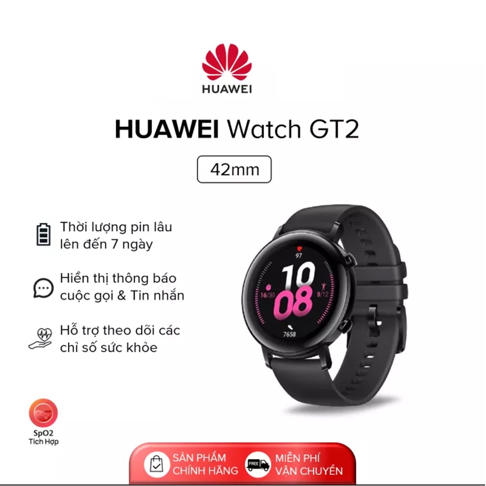 Đồng hồ thông minh HuaWei Watch GT2 42mm ( Dây Silicon )