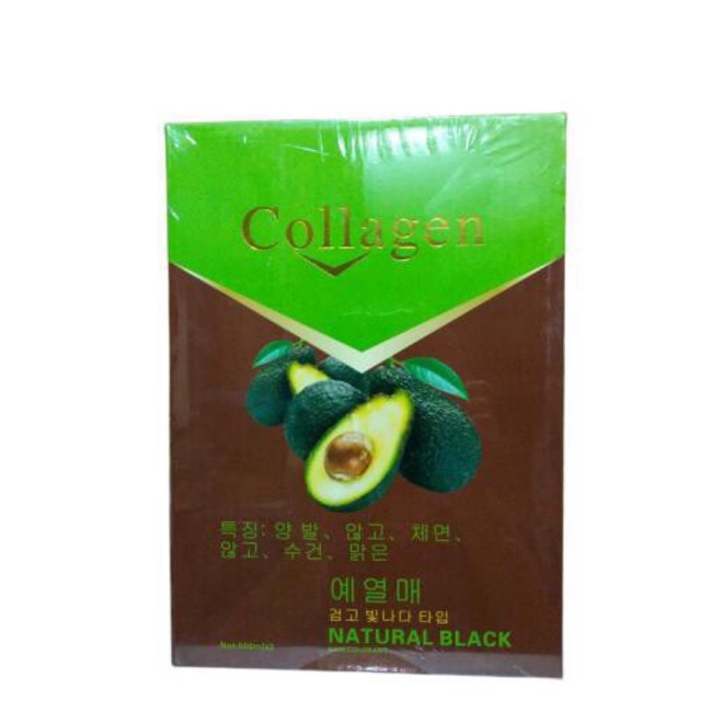 Thuốc nhuộm tóc đen tinh chất bơ 500ml*2