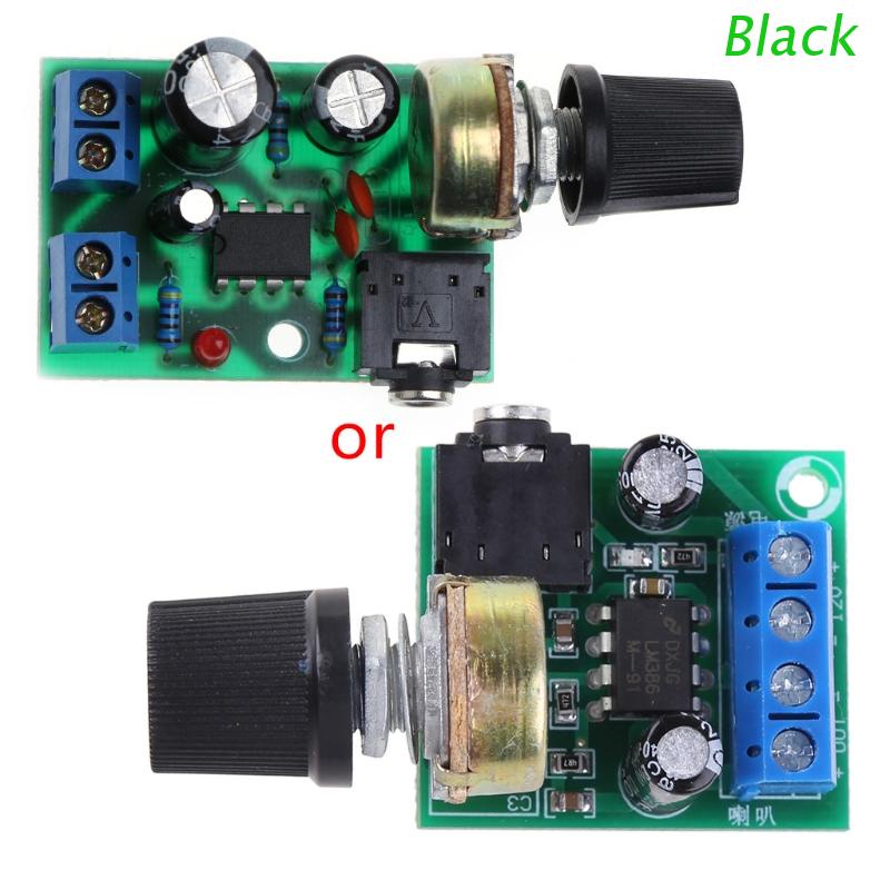 Bảng Mạch Khuếch Đại Âm Thanh LM386 Mini DC 3V~12V 5V Màu Đen Chuyên Dụng