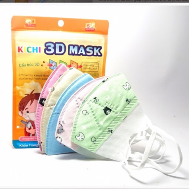 KHẨU TRANG TRẺ EM KICHI 3D MASK | Shopee Việt Nam