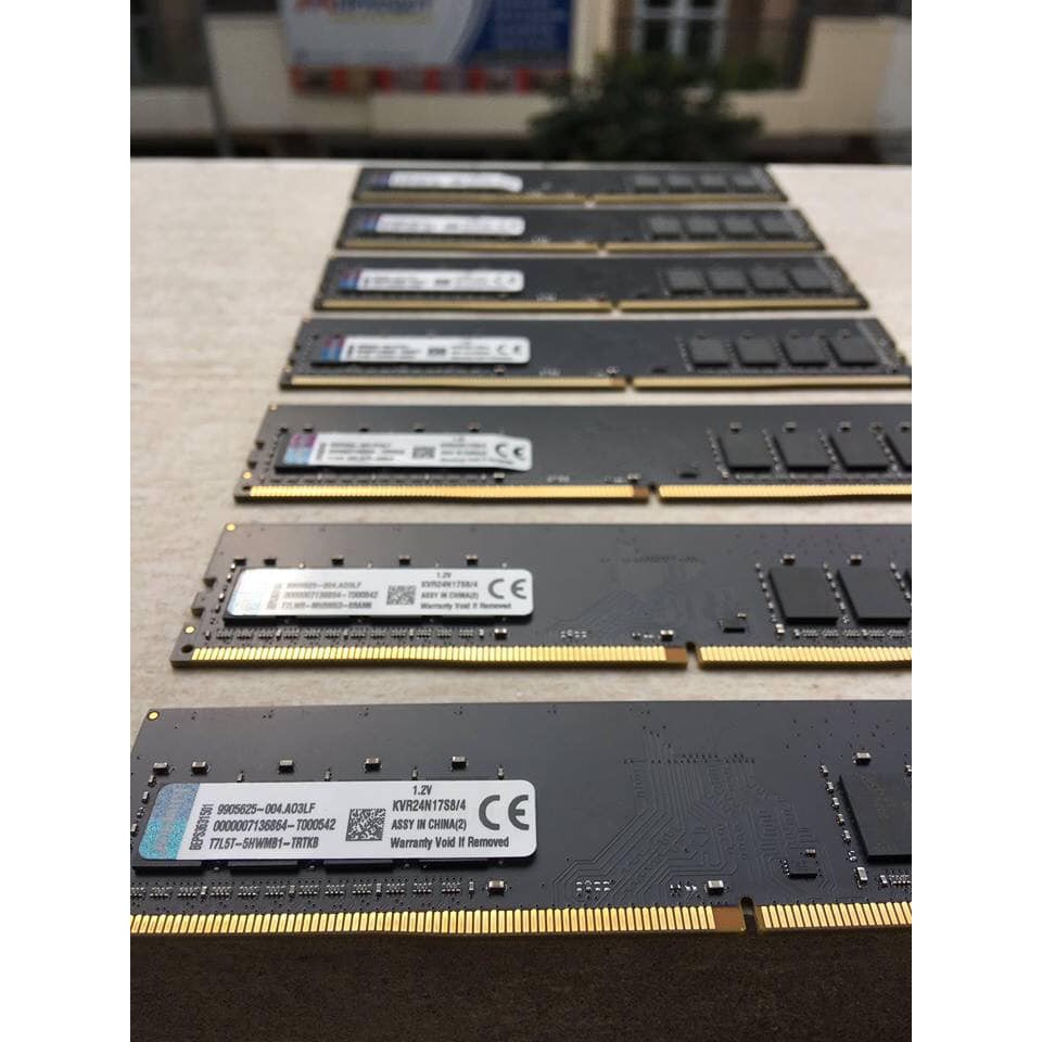 Ram PC Kingston DDR4  8GB Bus 2666Mhz tản nhiệt ,4g buz 2666 - DDR3 8g buz 1600 tản nhiệt , 4g buz 1600 ( bh 3 năm )