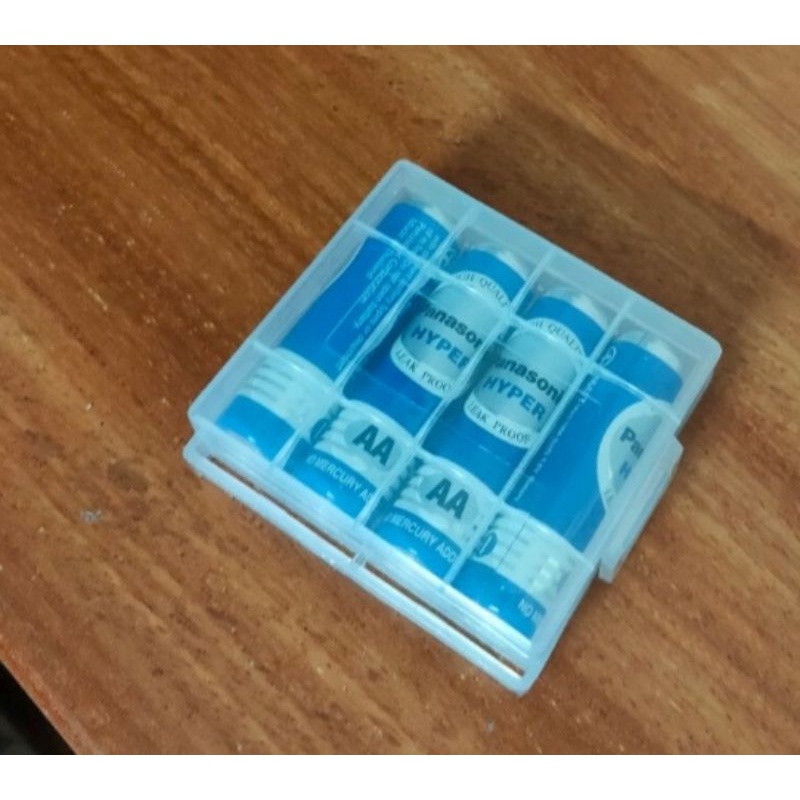 Hộp nhựa dày cao cấp đựng pin AA/AAA