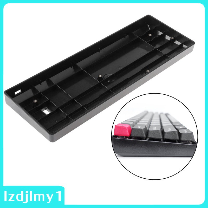 60% Compact Durable Plastic Keyboard Case Frame DIY Component Compatible with GH60, POKER2, POK3R, FACEU 60,