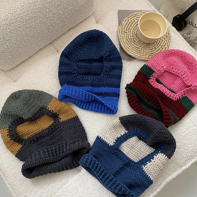 Mũ balaclava dệt kim MG STUDIO cao cấp