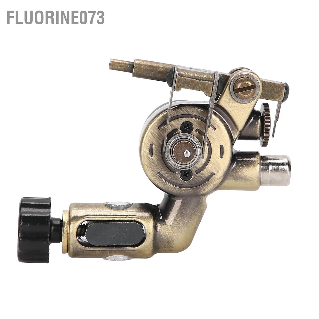 [Hàng Sẵn] Máy xăm động cơ bằng đồng chuyên nghiệp làm bóng khắc CNC Giao diện RCA【FLUORINE073】