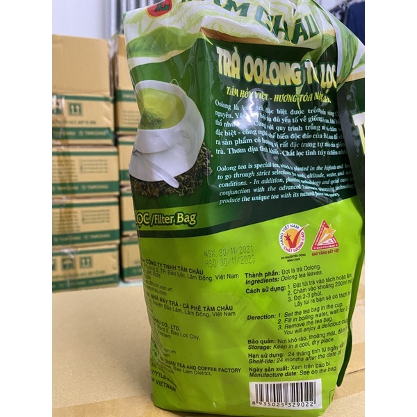 TRÀ Ô LONG (OOLONG) TÂM CHÂU TÚI LỌC 250G