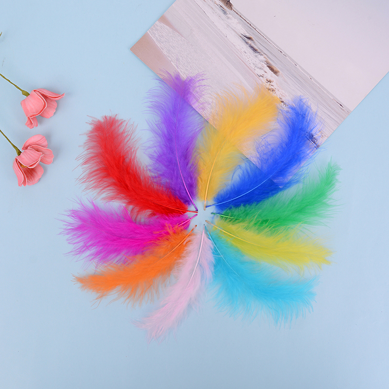 Bộ 50 Lông Gà Đường Kính 10-15cm