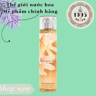 Xịt toàn thân body mist bath & body works - honeysuckle 10ml-30ml-50ml-100ml