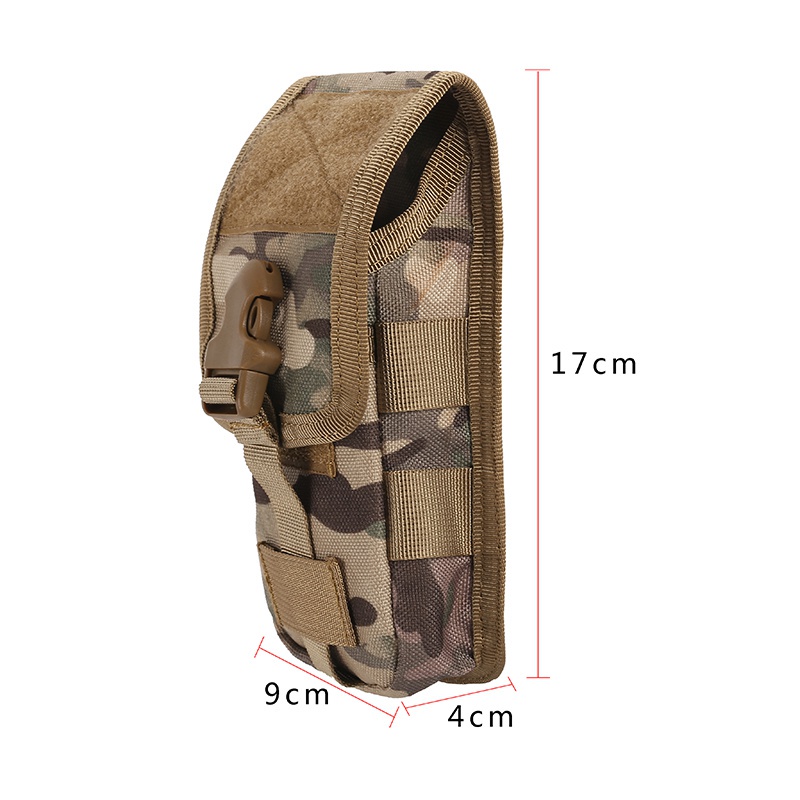 Túi Đựng Điện Thoại Molle 600D Đeo Thắt Lưng Họa Tiết Rằn Ri