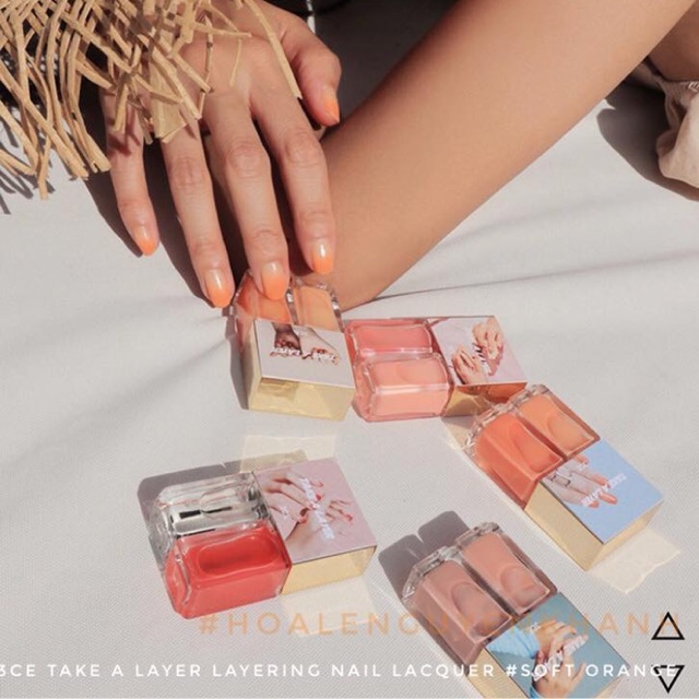 HOT ❌Sơn móng tay 3CE Take A Layer Layering Nail Lacquer❌ Sơn móng tay kiểu #ombre tuyệt đẹp!!