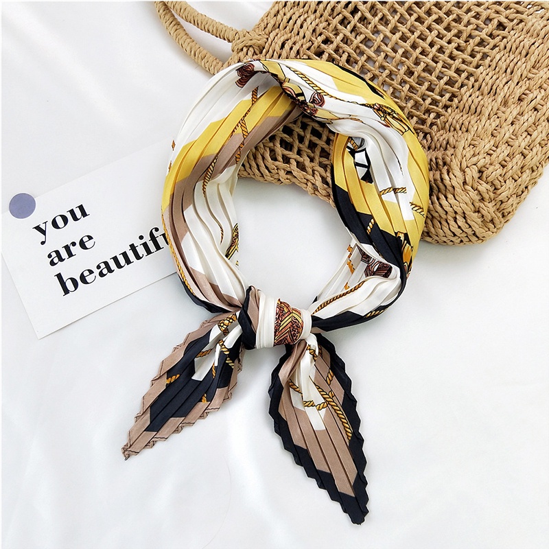 Khăn choàng cổ dáng dài 70x70cm thời trang dễ thương cho nữ