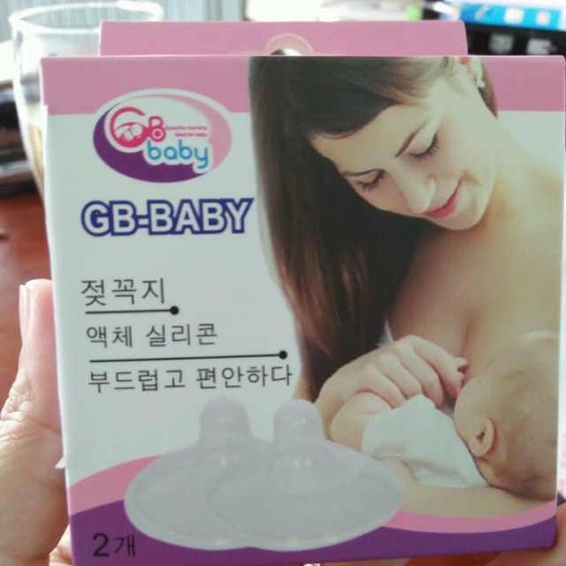 Bộ 2 Trợ ty Gbbaby cho mẹ chống sặc cho bé