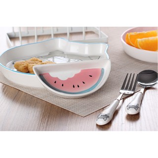 Bát ăn dặm hình miếng dưa hấu