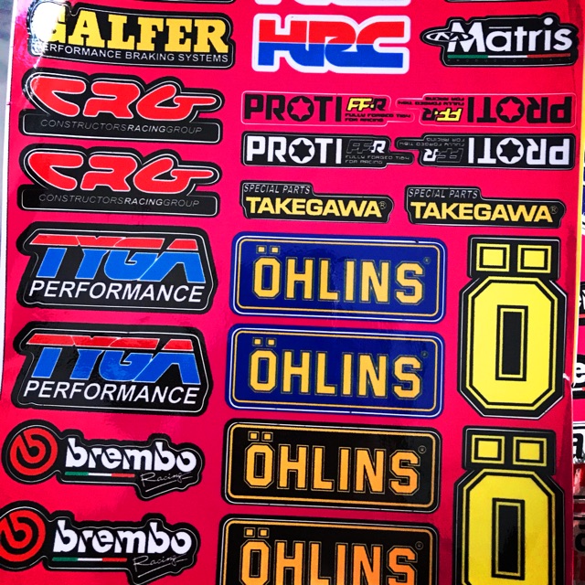 Logo Ohlins Hồng