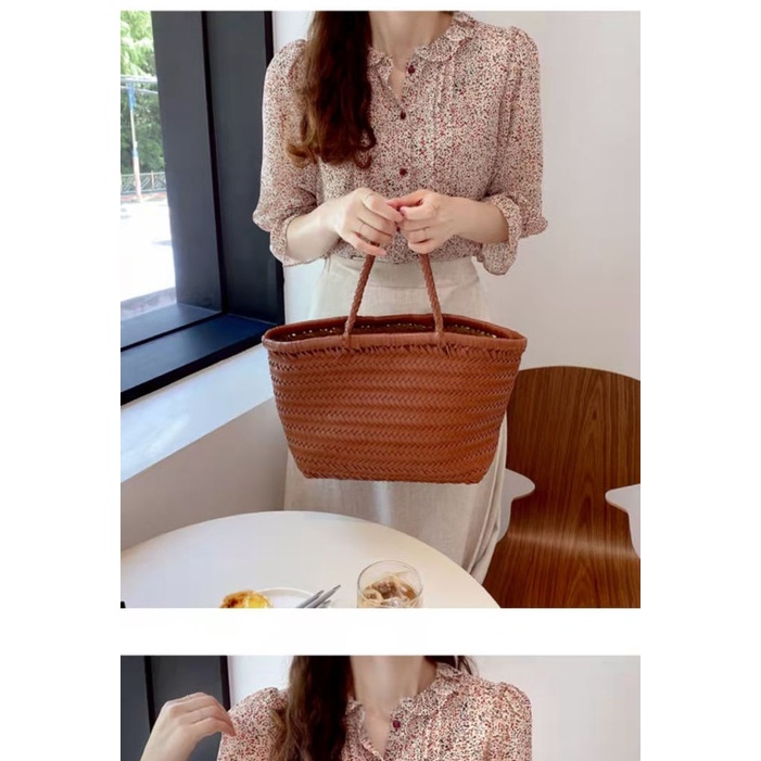 Áo Sơ Mi Chiffon Phối Bèo Dáng Rộng Thiết Kế Mới Ngọt Ngào Cho Nữ