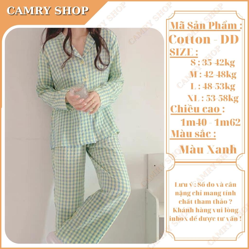 Đồ ngủ pijama nữ chất liệu Kate Thái cao cấp - Caro DD