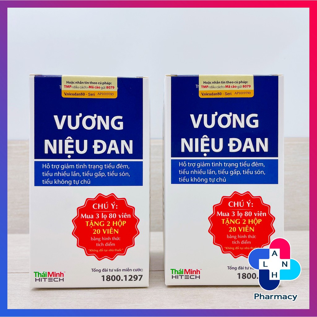 VƯƠNG NIỆU ĐAN  - Hỗ trợ giảm tình trạng tiểu đêm, tiểu nhiều lần.