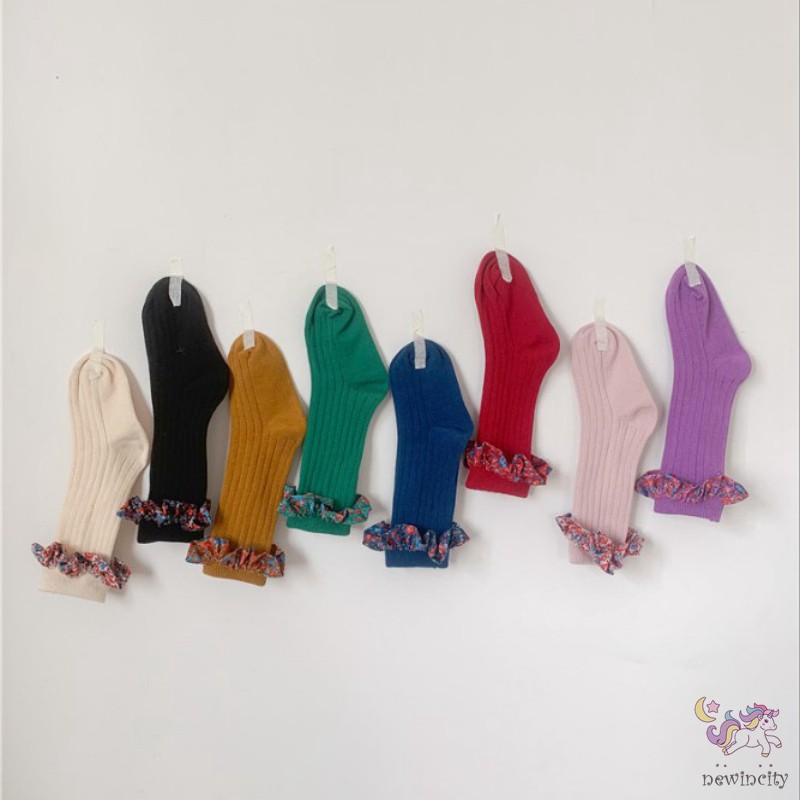 Vớ Công Chúa Nhún Bèo Kiểu Hàn Quốc Xinh Xắn Dành Cho Bé Gái