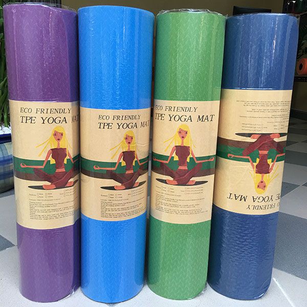 Thảm Tập Yoga TPE Eco Friendly Cao Cấp Dày 8mm( Tặng kèm túi đựng thảm)