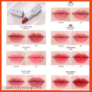 (CHÍNHHÃNG) Son Lì Siêu Nhẹ Môi Romand Zero Gram Matte Lipstick a