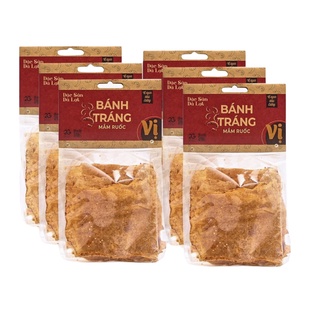Combo 6 gói bánh tráng mắm ruốc nhà Vị- bánh tráng ngon, thơm giòn tan