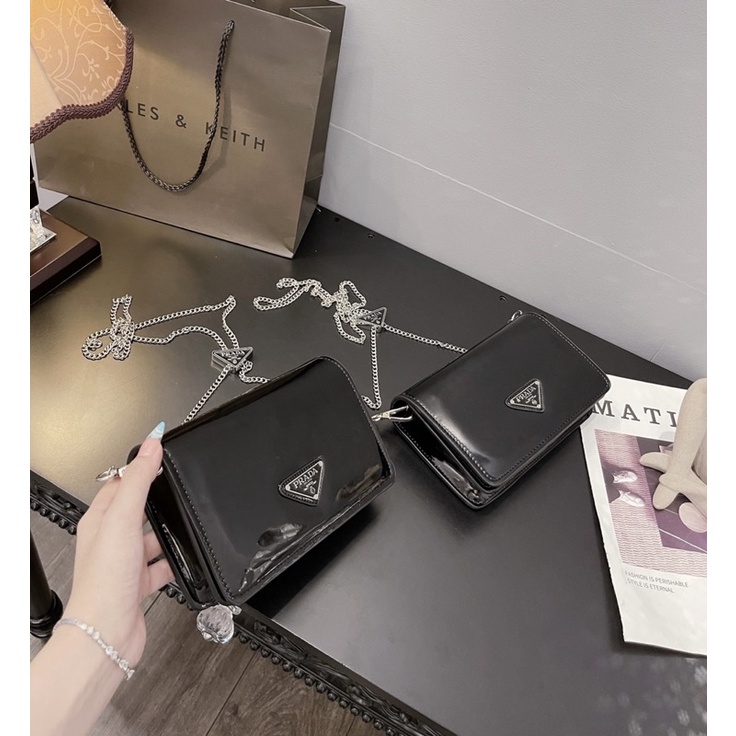 Túi xách Pra.da - da bóng