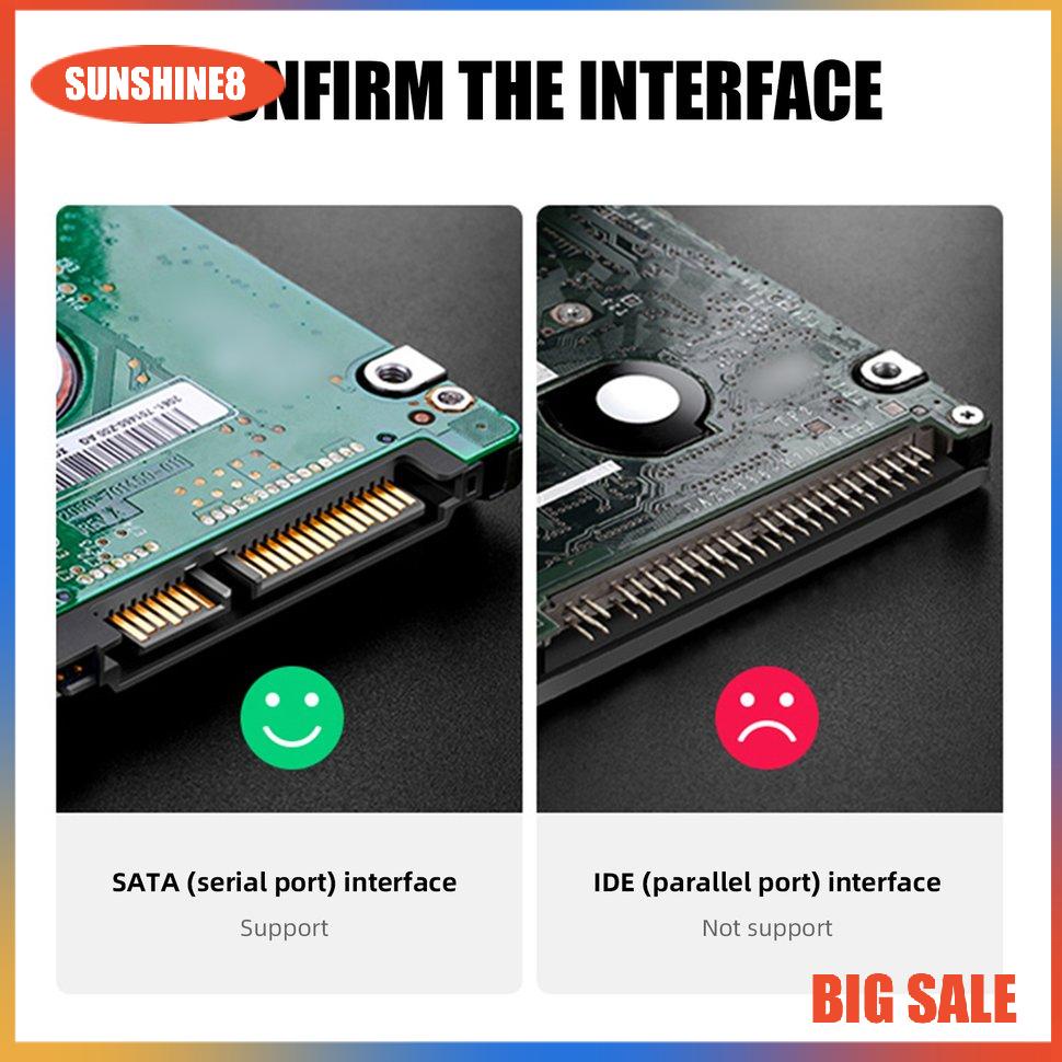 【SUN】9.5mm SSD Bracket Universal Hard Drive Stand Enclosure Hard Disk Holder