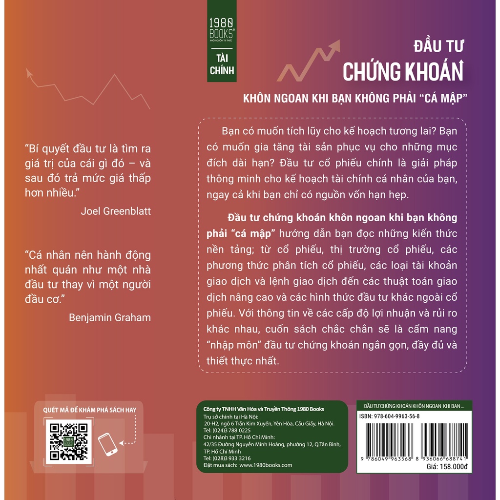 Sách - Đầu Tư Chứng Khoán Khôn Ngoan Khi Bạn Không Phải “Cá Mập”